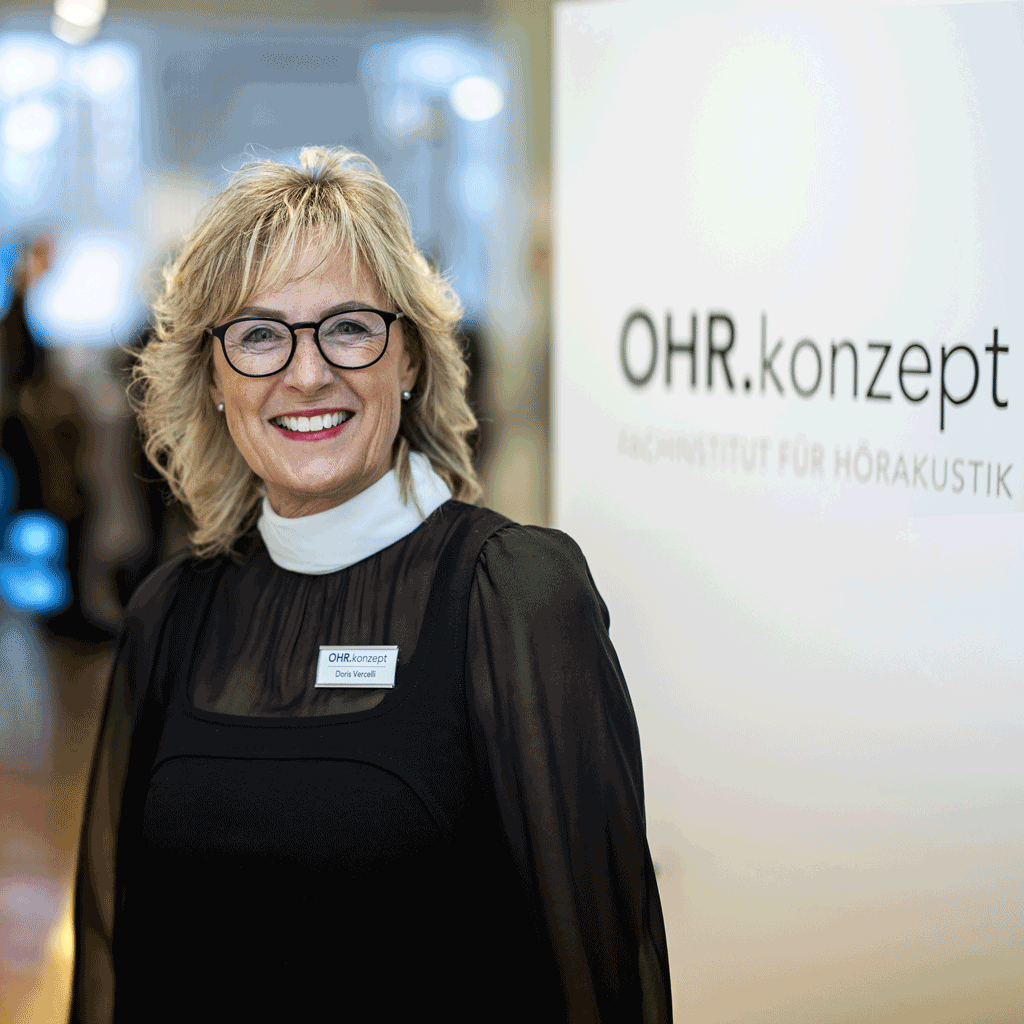 Doris Vercelli am Tag der Eröffnung des OHR.konzept in Münster